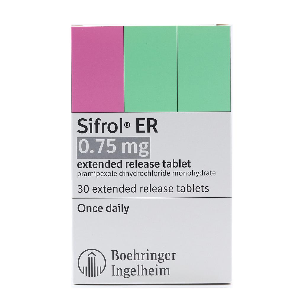 Sifrol ER 0.75 mg 30'S